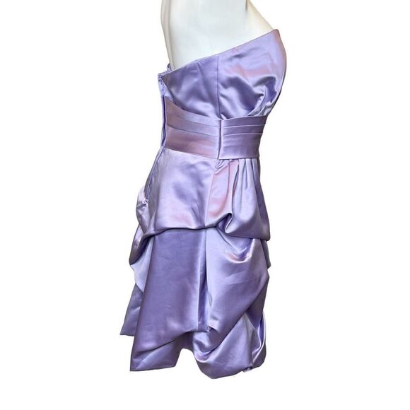 Pretty Maids lilac strapless cocktail dress size 12 - Picture 5 of 16